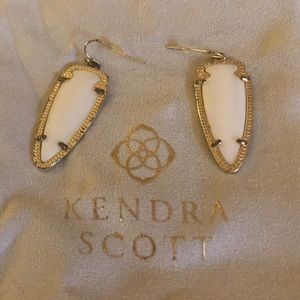 Kendra Scott White earrings